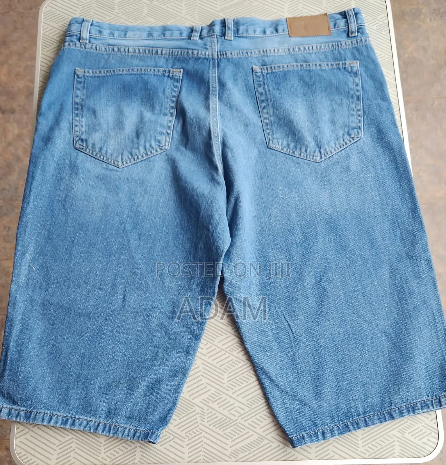 Men's Light Blue Denim Shorts