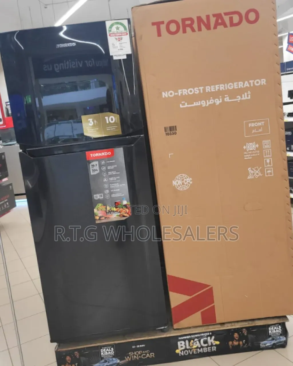 Tornado 396L Inverter No Frost Refrigerator