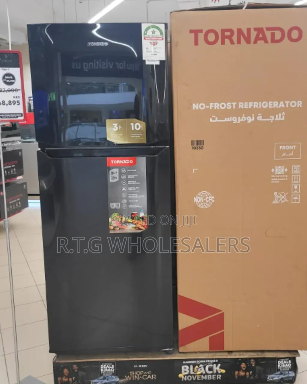 Tornado 396L Inverter No Frost Refrigerator