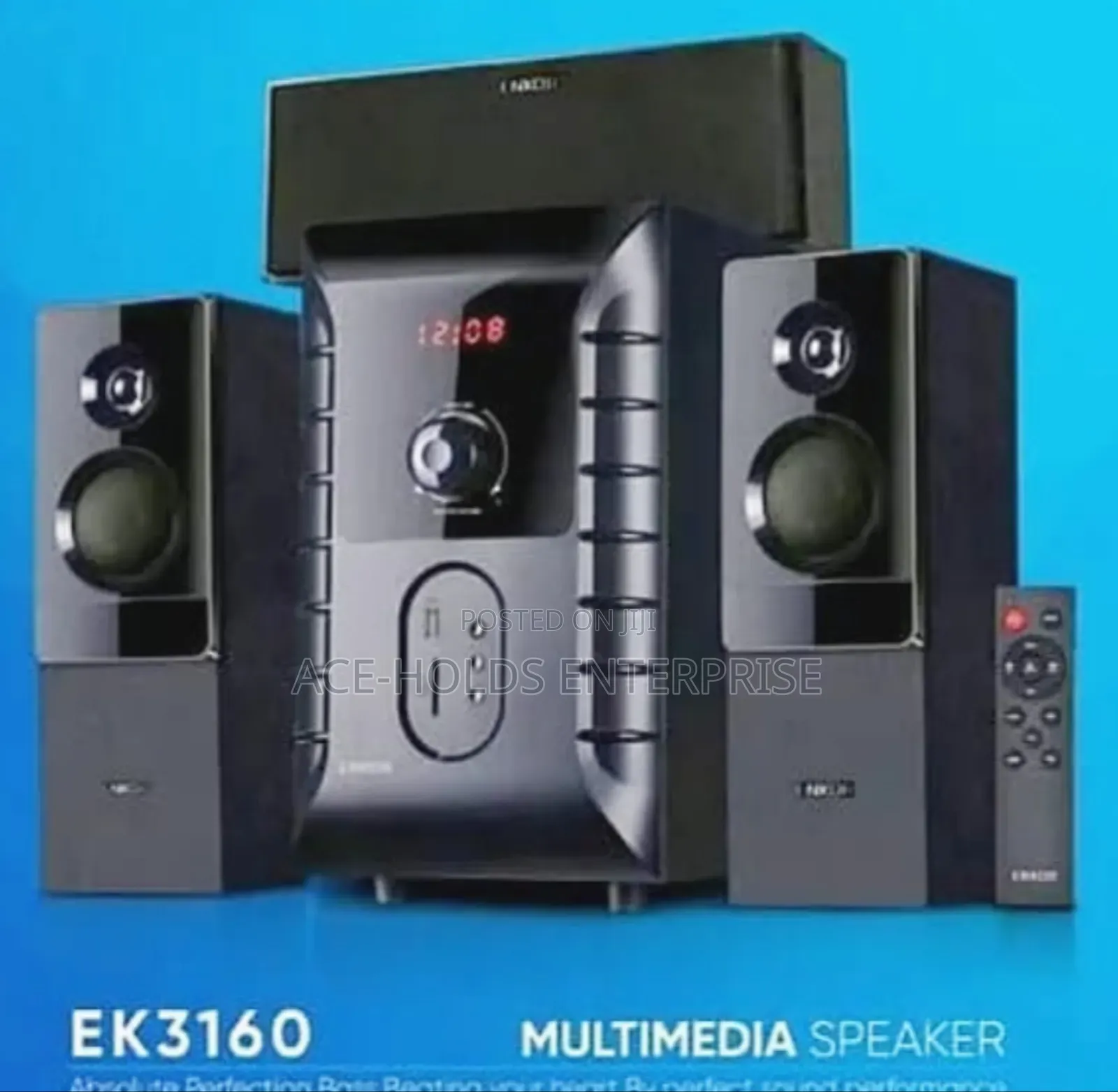 AC-DC Enkor 3.1ch Multimedia Sub-Woofer - EK3160/61 Speaker System