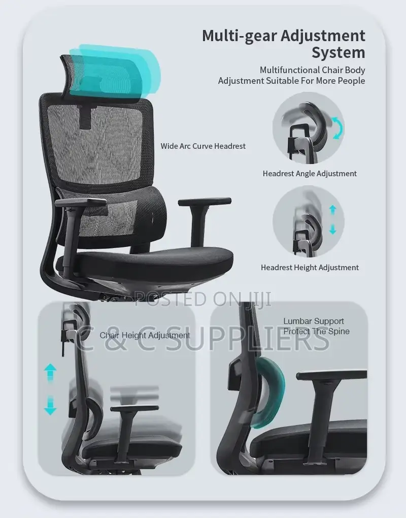 Modern High Back Mesh Orthopedic Chair