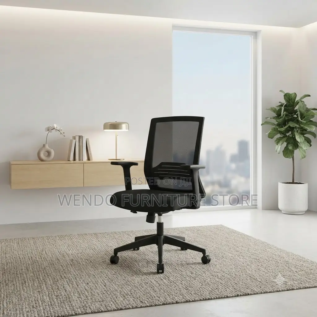 Office Chairs; Office Mesh Chairs With Fabric Cushion Rest