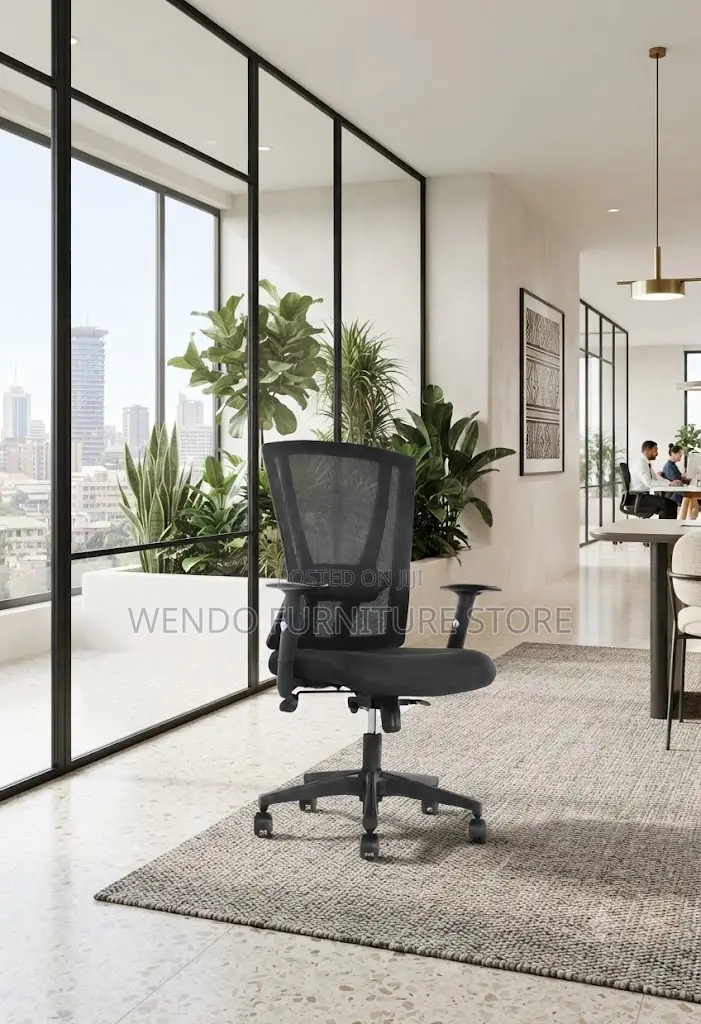 Office Chairs; Office Mesh Chairs With Fabric Cushion Rest
