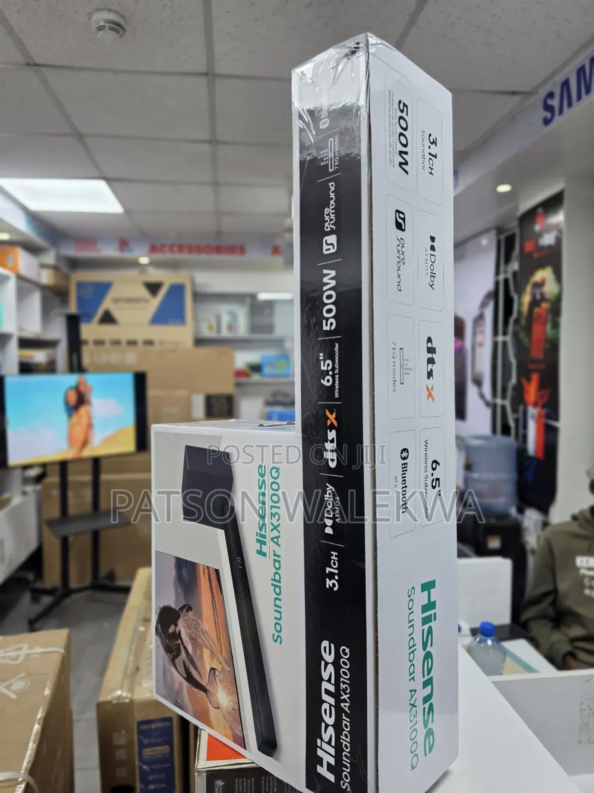 Hisense 3.1CH Wireless Soundbar AX3100Q 500Watts With Dolby Atmos