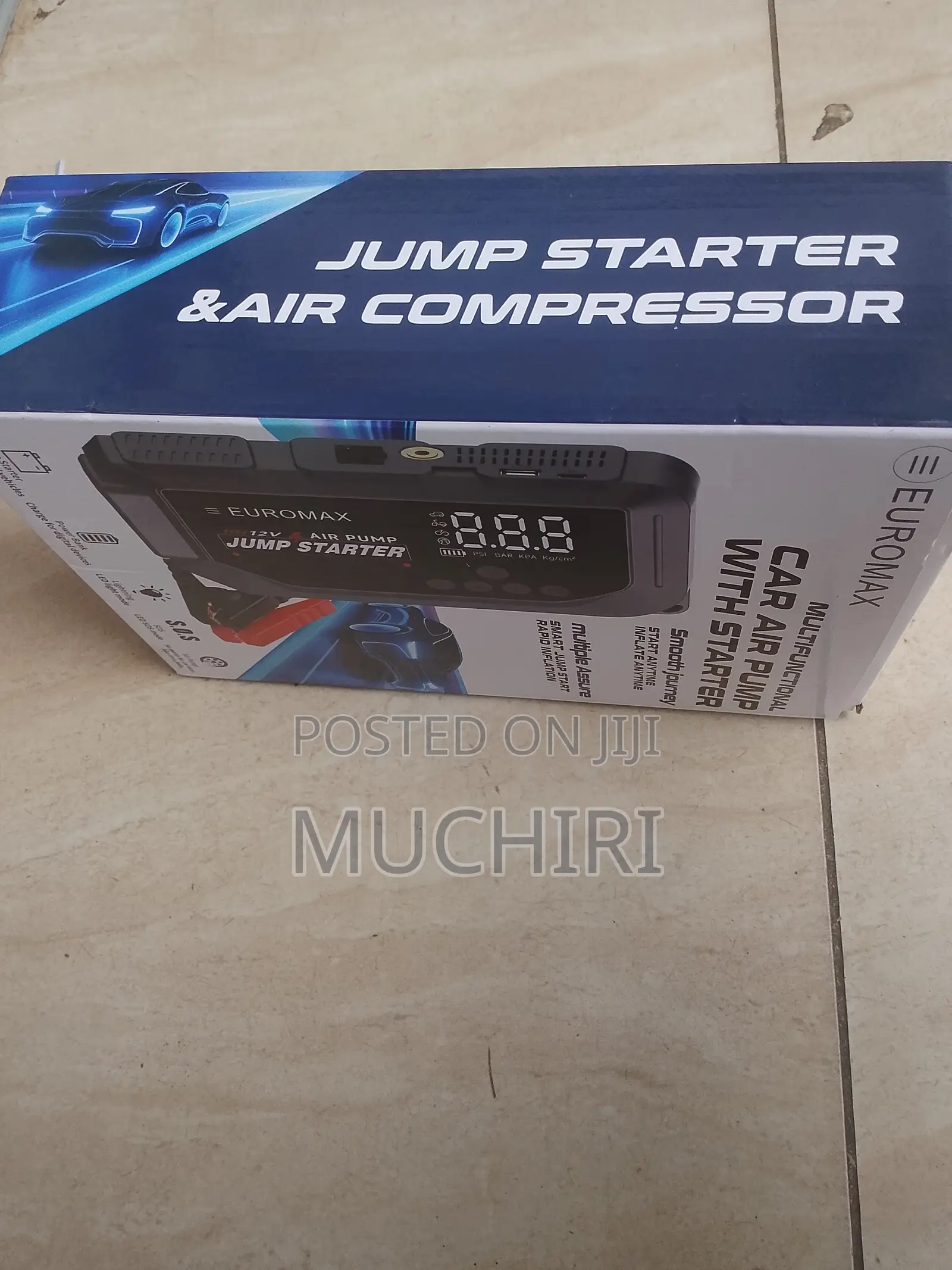 Euromax Heavy Duty P2 Pro 12v 24v Vehicle Battery Jumpstarter