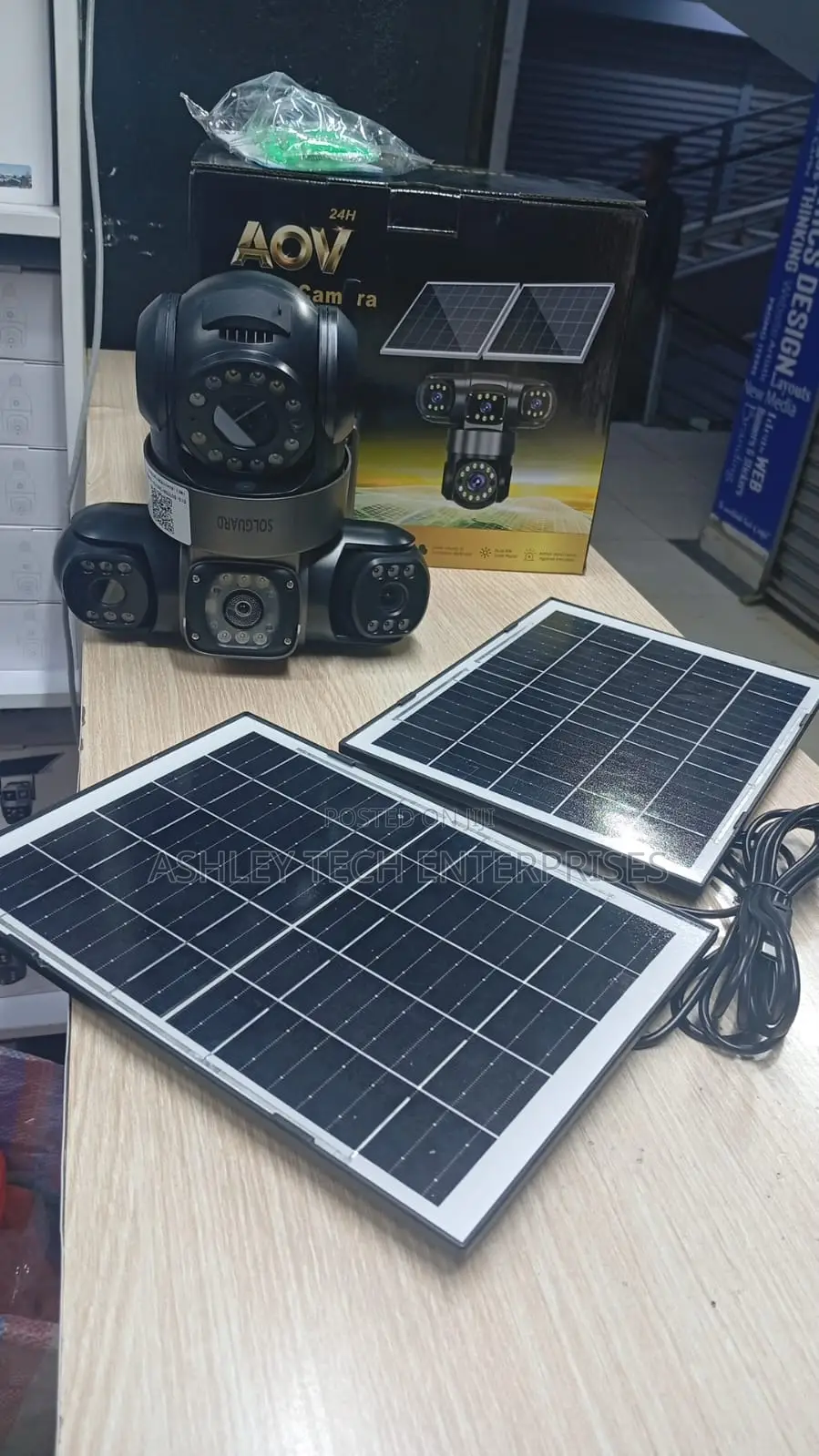 Advanced Aov 24h Ai Solar Camera Solguard Ultra Hd