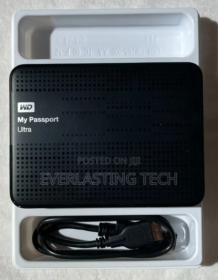 WD 2TB Black My Passport Ultra Portable External Hard Drive