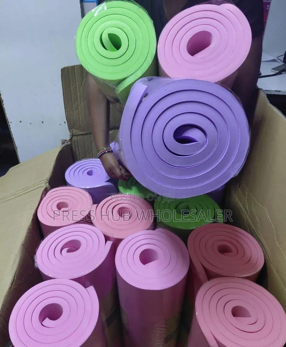 15 Mm Thick Yoga Mat - Anti-Slip Exercise Pilates Foam Mat