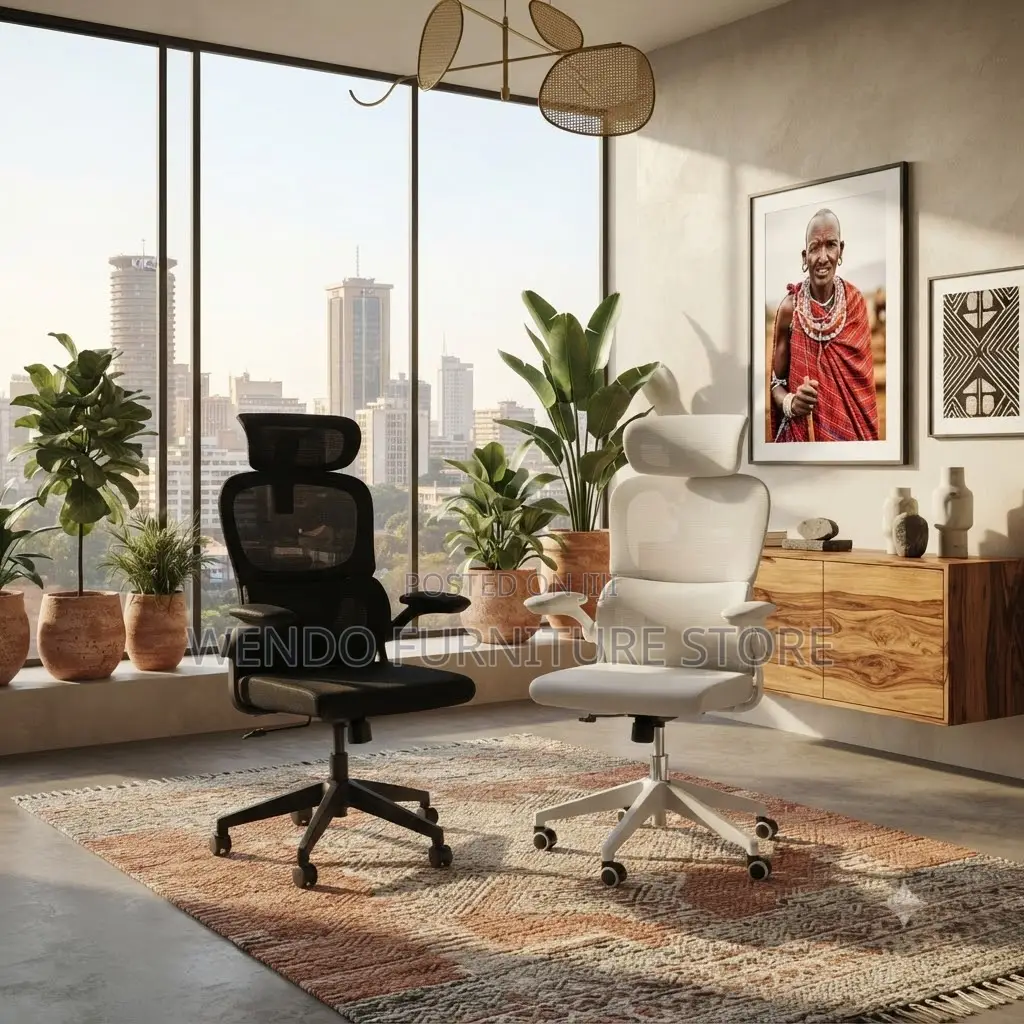 Office Chairs; Home Office Orthopedic Chairs ( in Black and White)