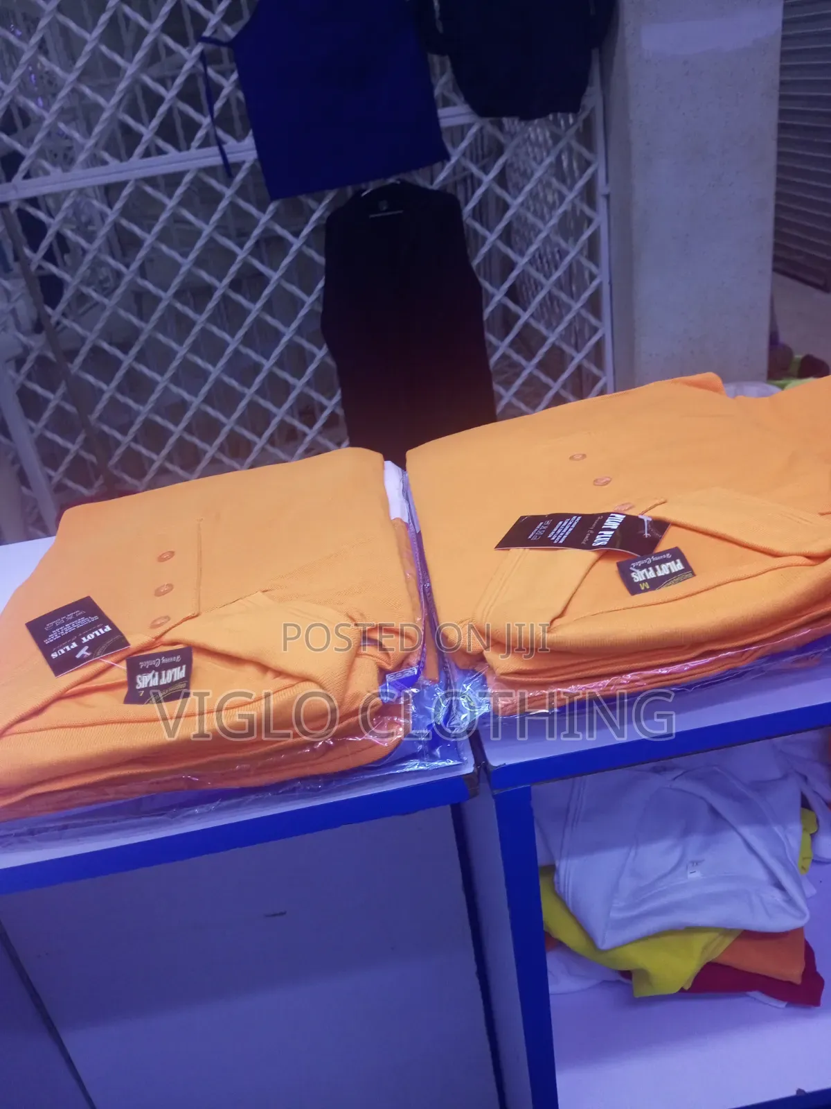 Orange Poloshirts in Wholesale and Single Orders