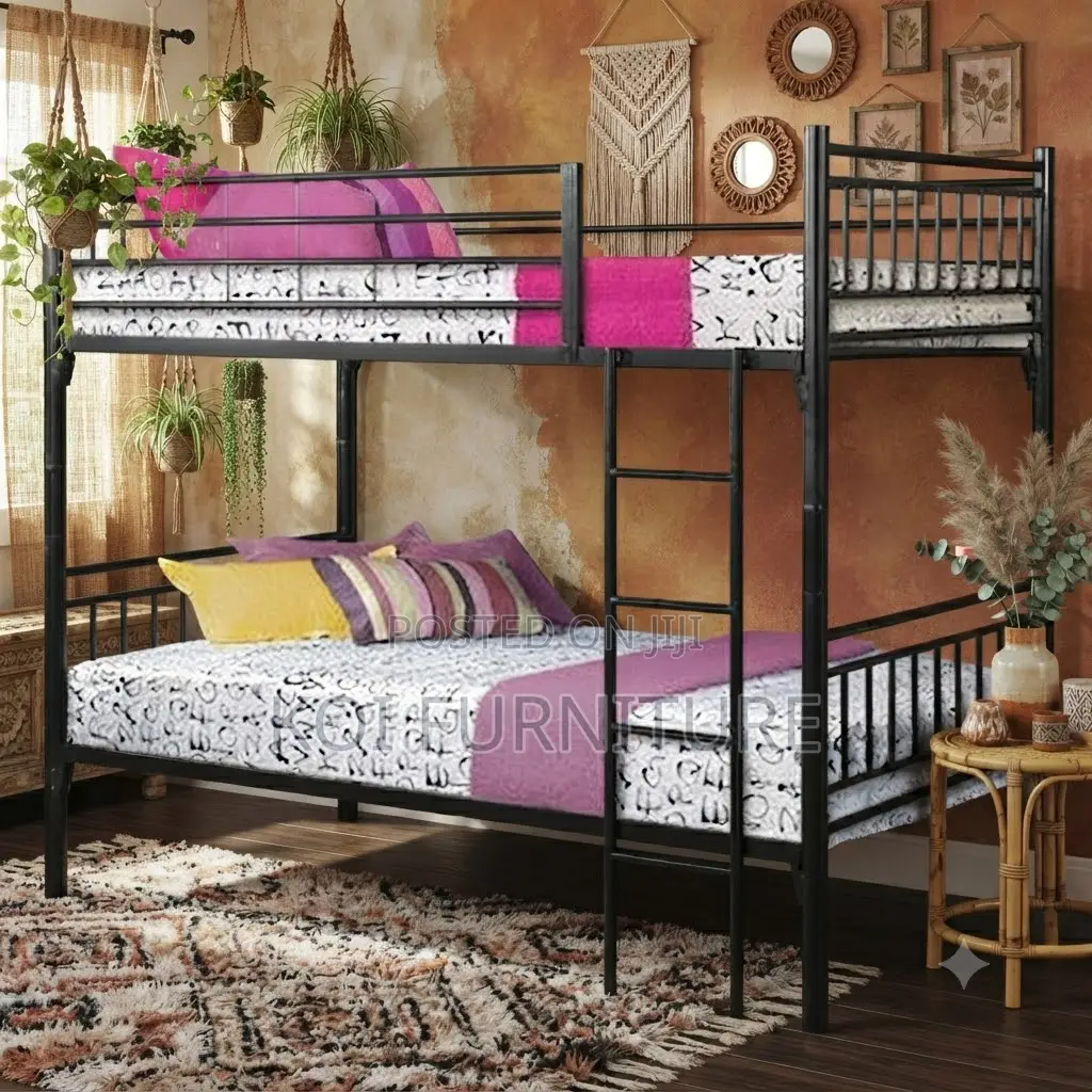 Steel Bunk Bed With Rail