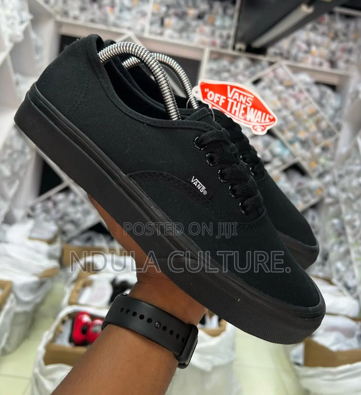 Plain Canvas Vans Sneakers