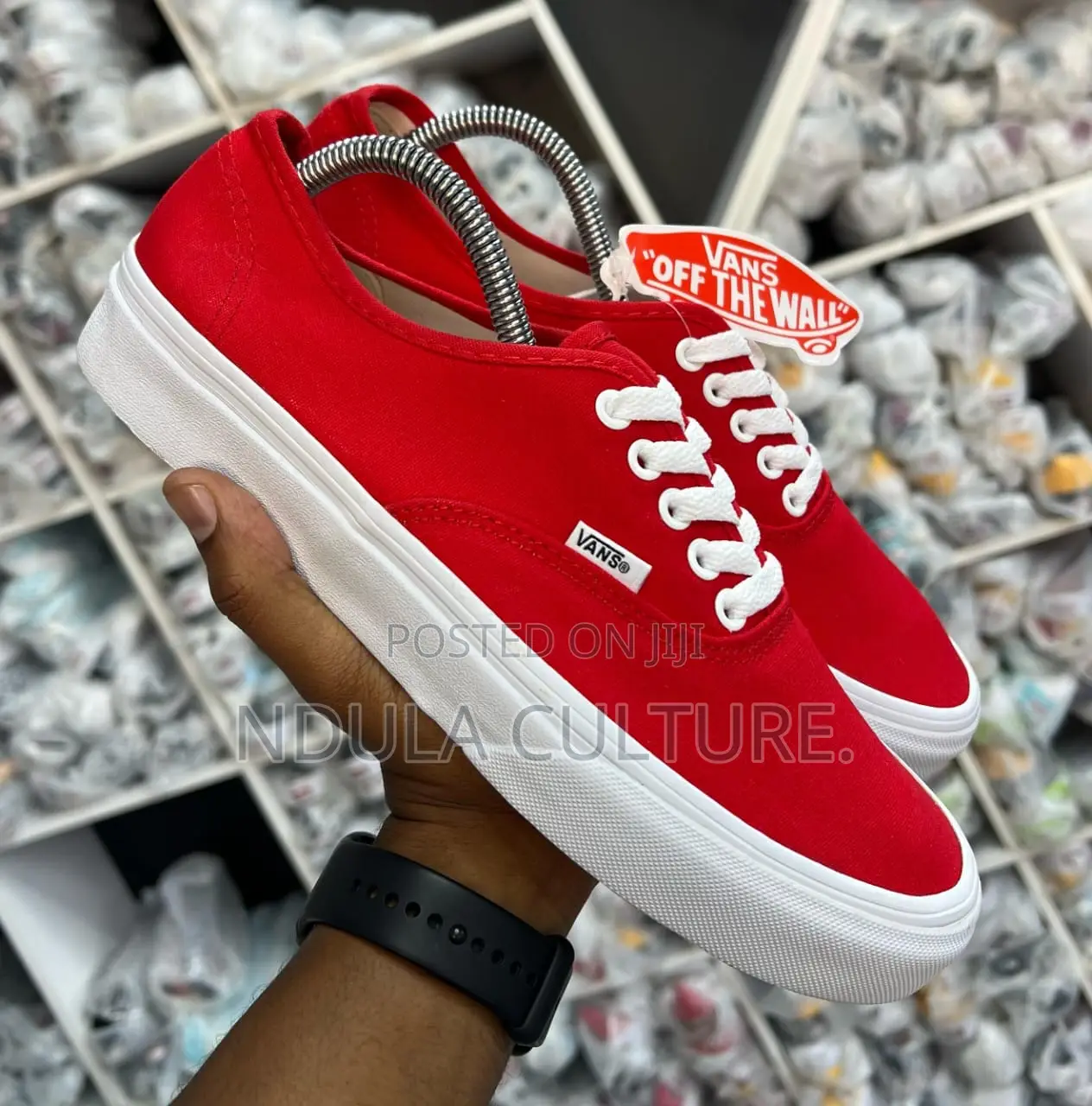 Plain Canvas Vans Sneakers