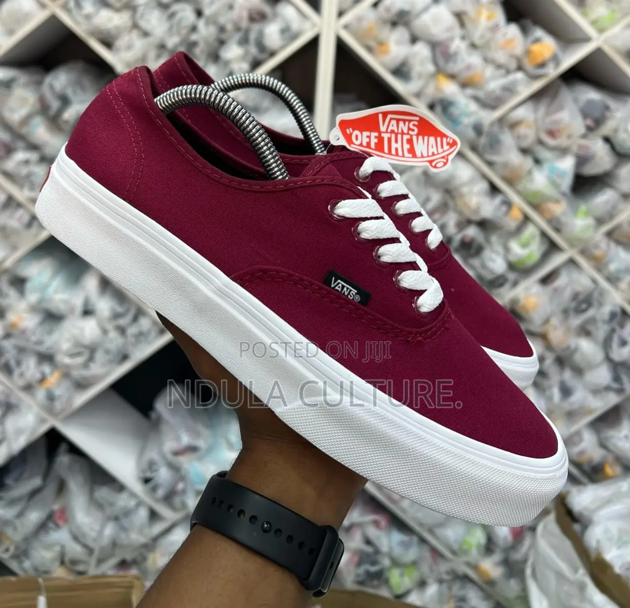 Plain Canvas Vans Sneakers