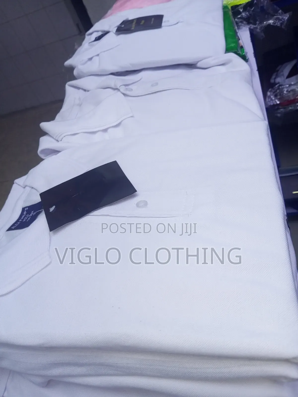 White Plain Poloshirts in Wholesale and Single Orders