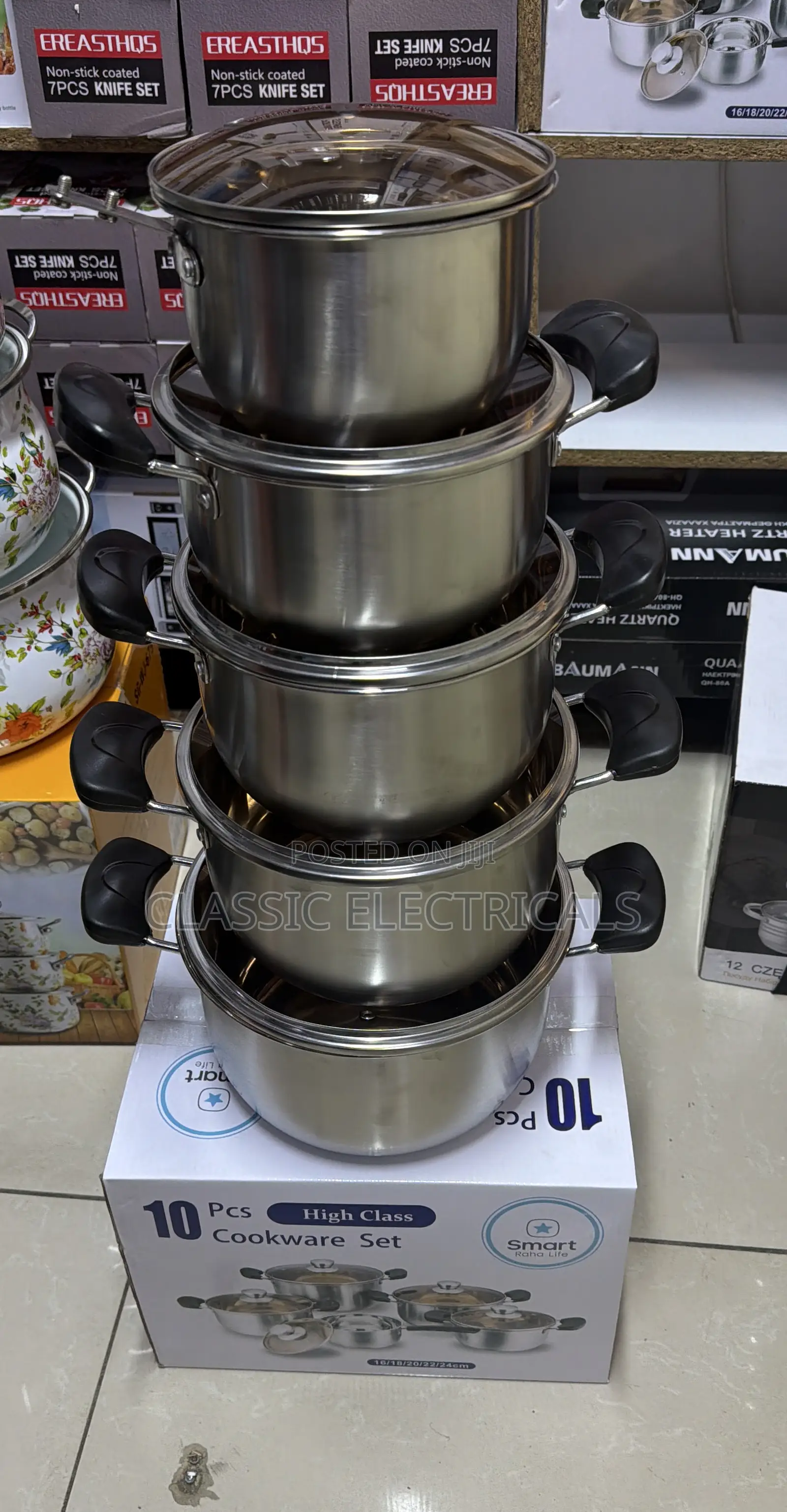 Smart Raha 10 PCS Cookware Set