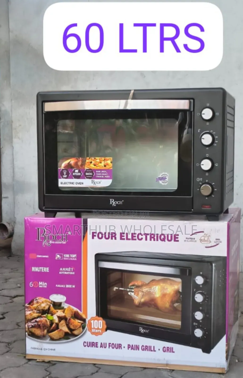 Roch Electric Ovens 
 Reo-60lm-G (B) – 60 Litres Capacity
