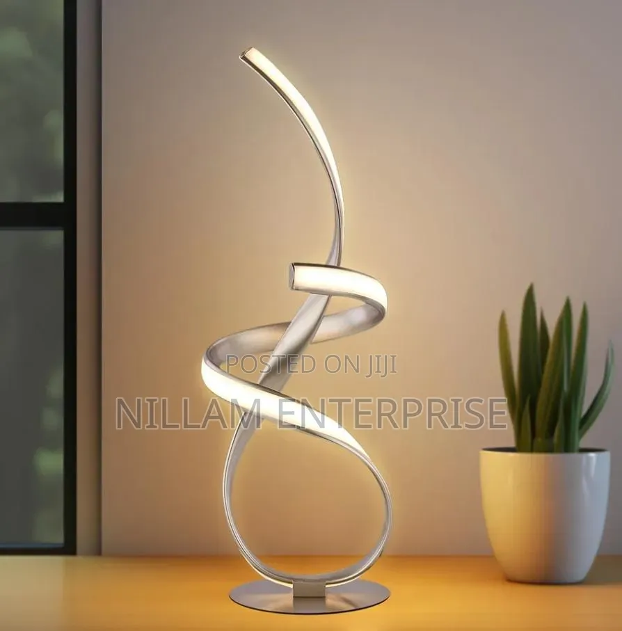 Gold Ribbon LED Table Lamp