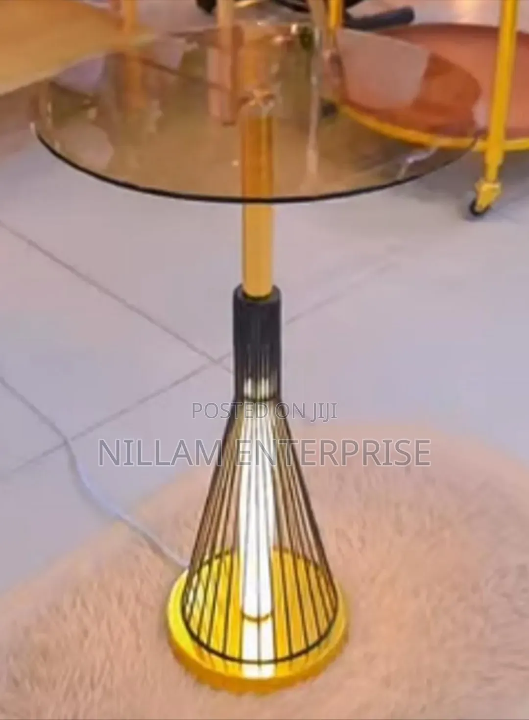 CagedBedside Lamp/Table*