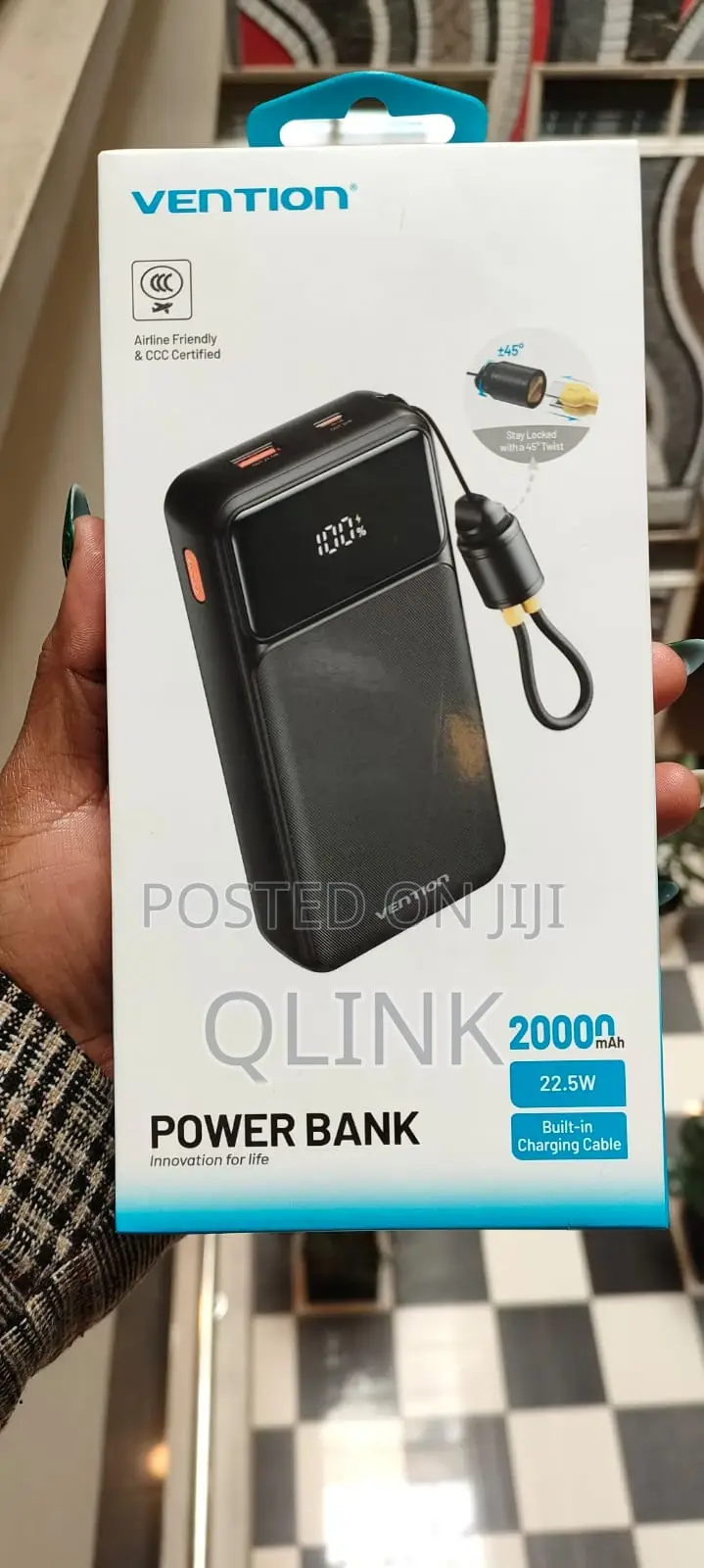 Vention 20000mAh Power Bank