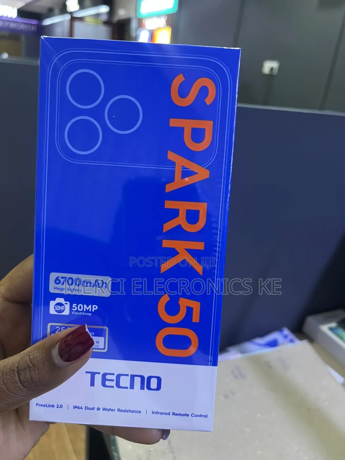 New Tecno Spark 50 128 GB Blue