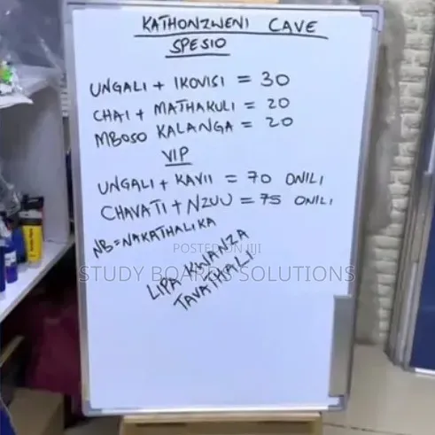 Menu Whiteboard 3ftx2ft