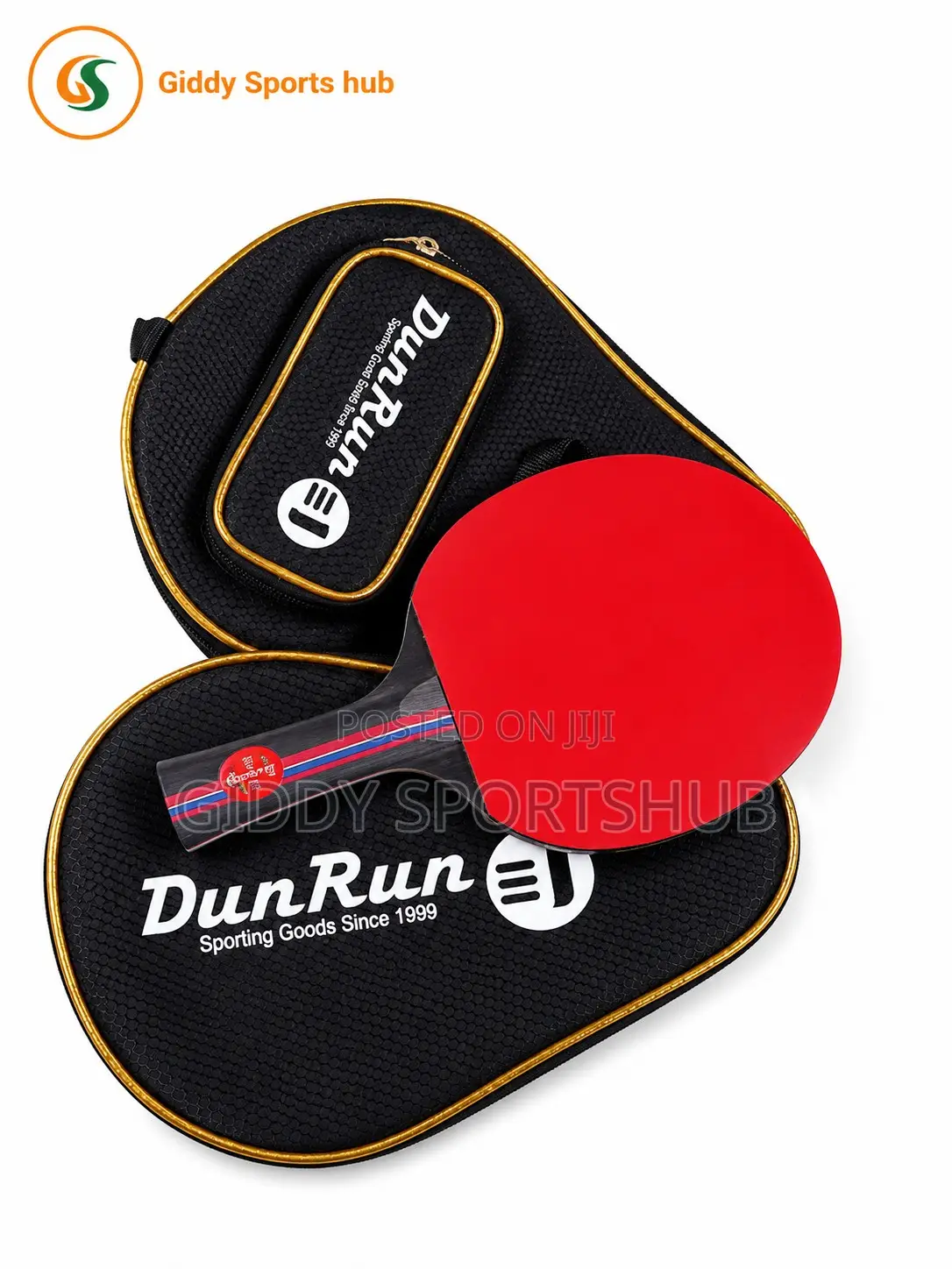 DunRun Professional Table Tennis Bat Set With Carrying Case