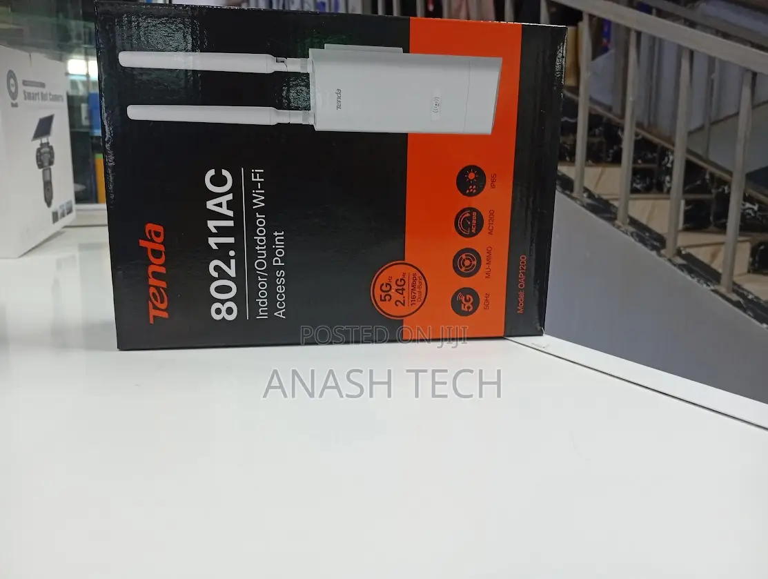 Tenda AOP1200 Gigabit WiFi Access Point Fast Reliable Network