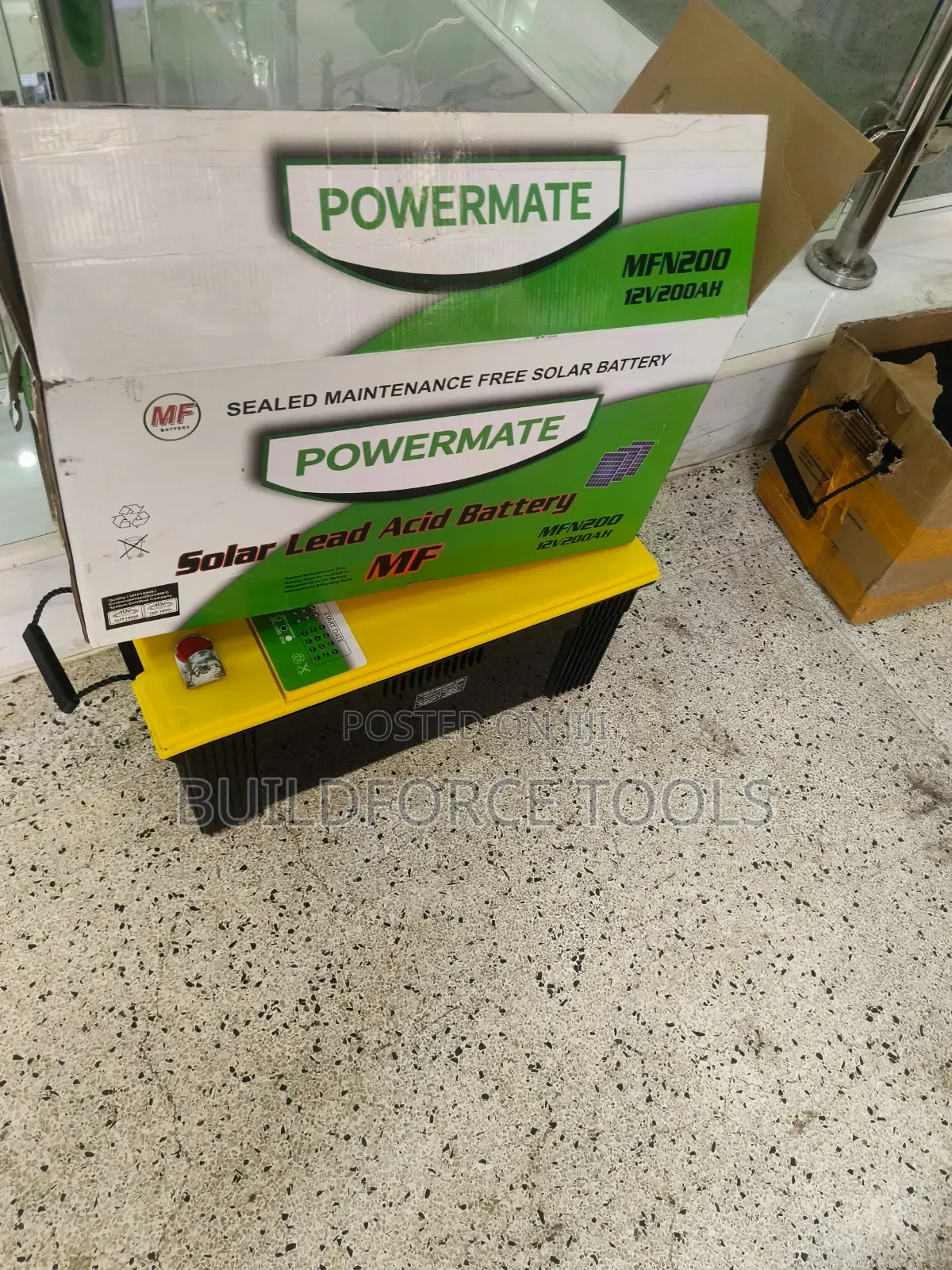 200 AH Deep Seal Cycled Powermate Battery