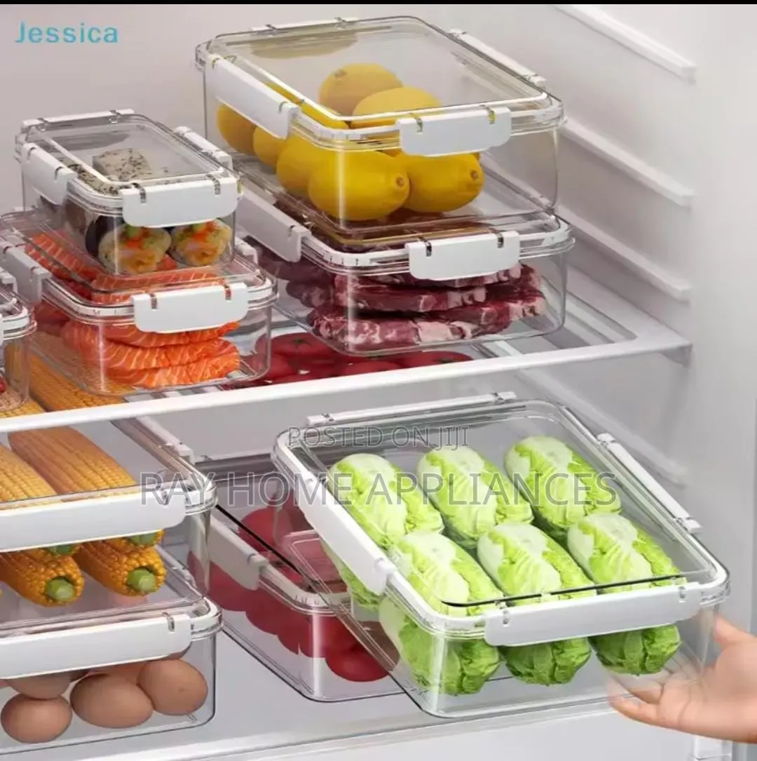 Transparent Airtight Pantry Boxes Capacity:3300ml , 1700ml 700ml