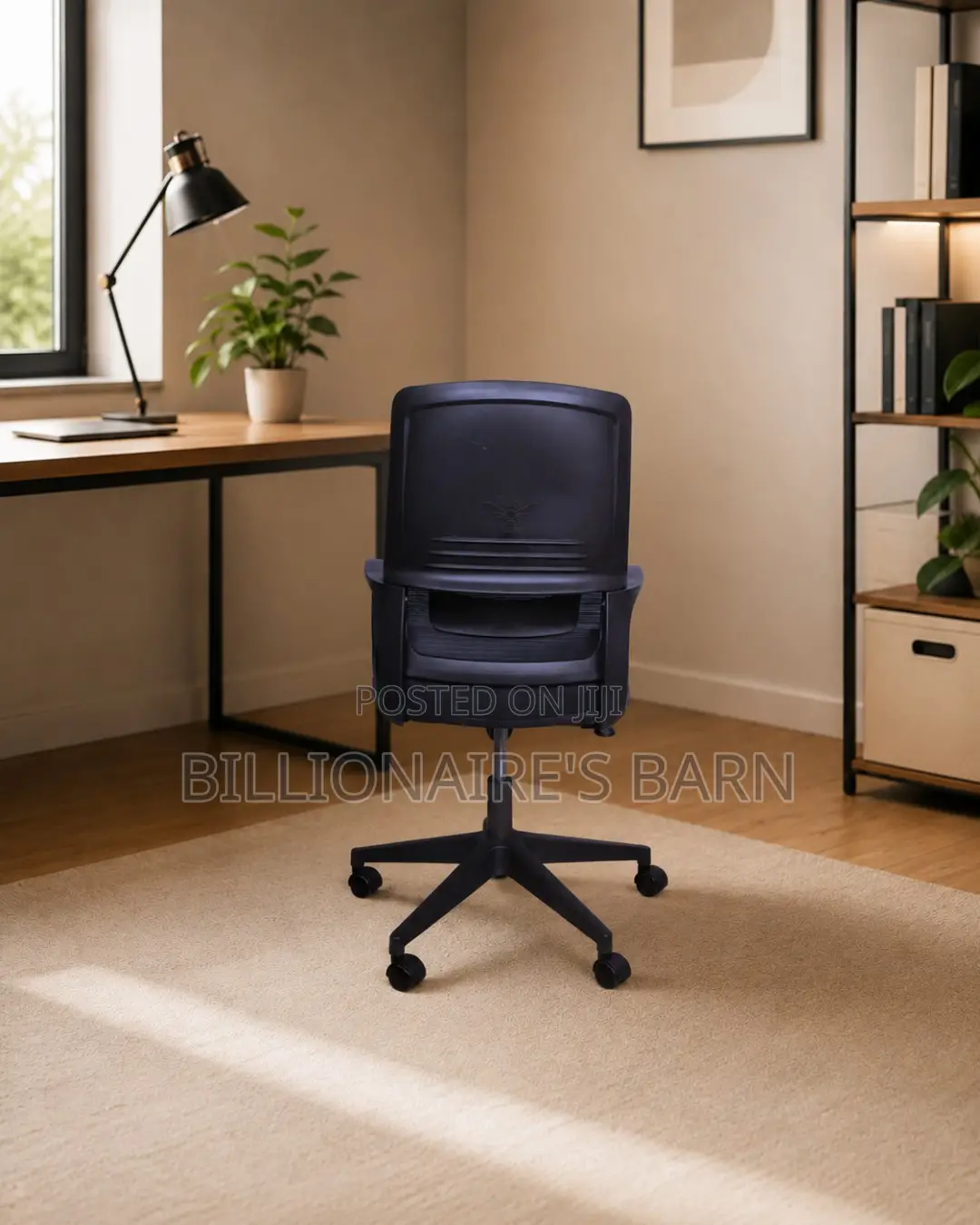Durable Black Chair Fast Ergonomic | Perfect for Home Office