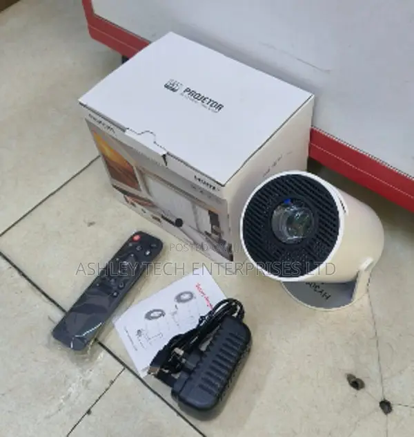 HY300 Pro Portable Android Projector – HD Movie Projector