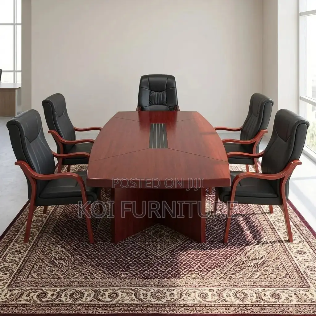 Boardroom Table; 2.4 Meters Suite High End Mahogany Boardroom Table