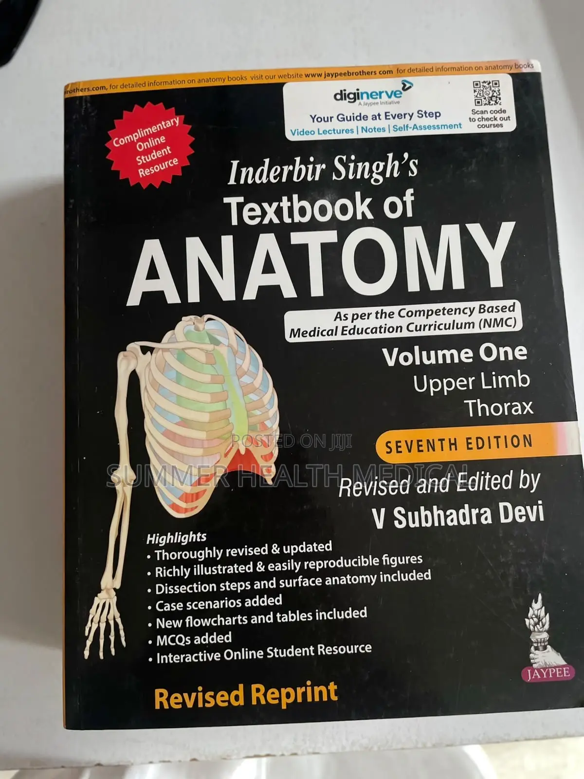 Inderbir Singh’s Textbook of Anatomy Set (Volumes 1–3) 7th Edition