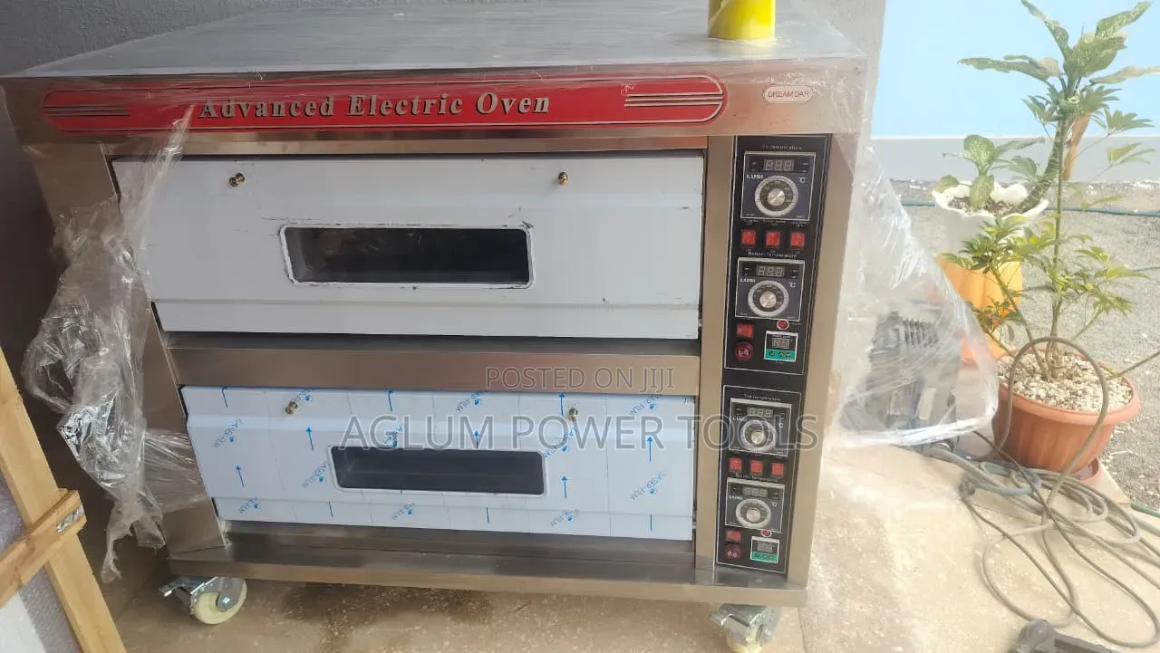 Commercial Oven 2 Deck 6 Trays