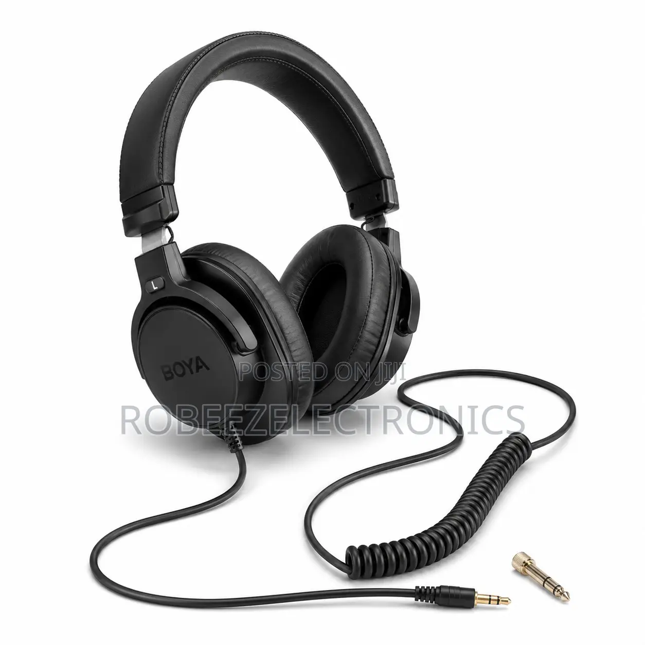 Boya BY-HP3 Professional Over-Ear Monitoring Headphones (Black)