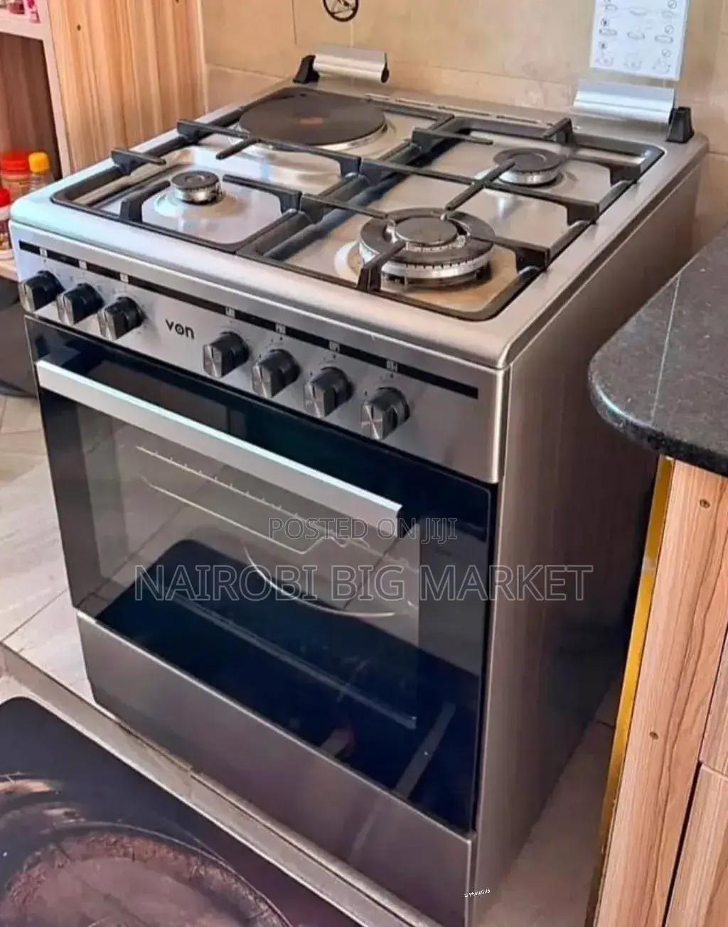 Von 3+1 Von Gas Cooker With Electric Oven