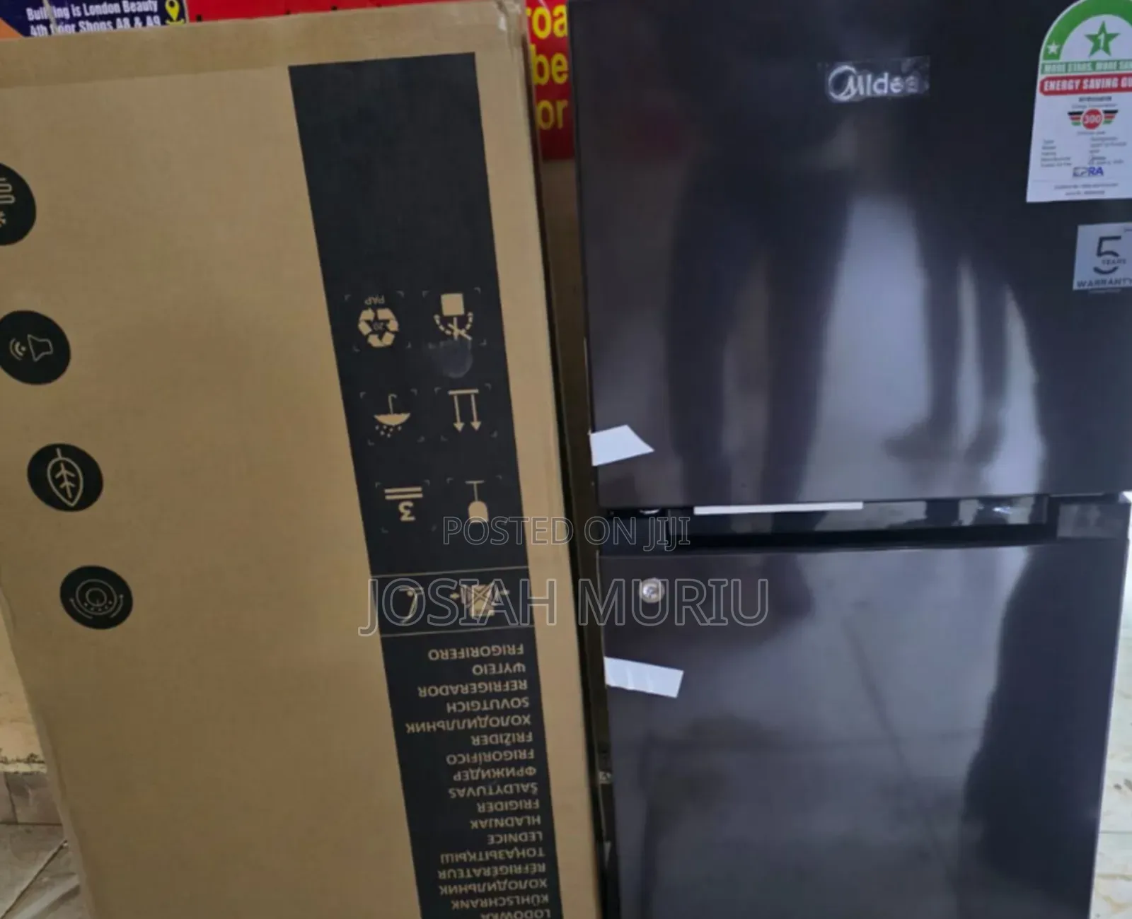 Midea 128l Double Door Refrigerator