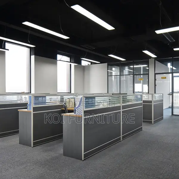 Office Workstation; Imported Linear 2 Way Workstation