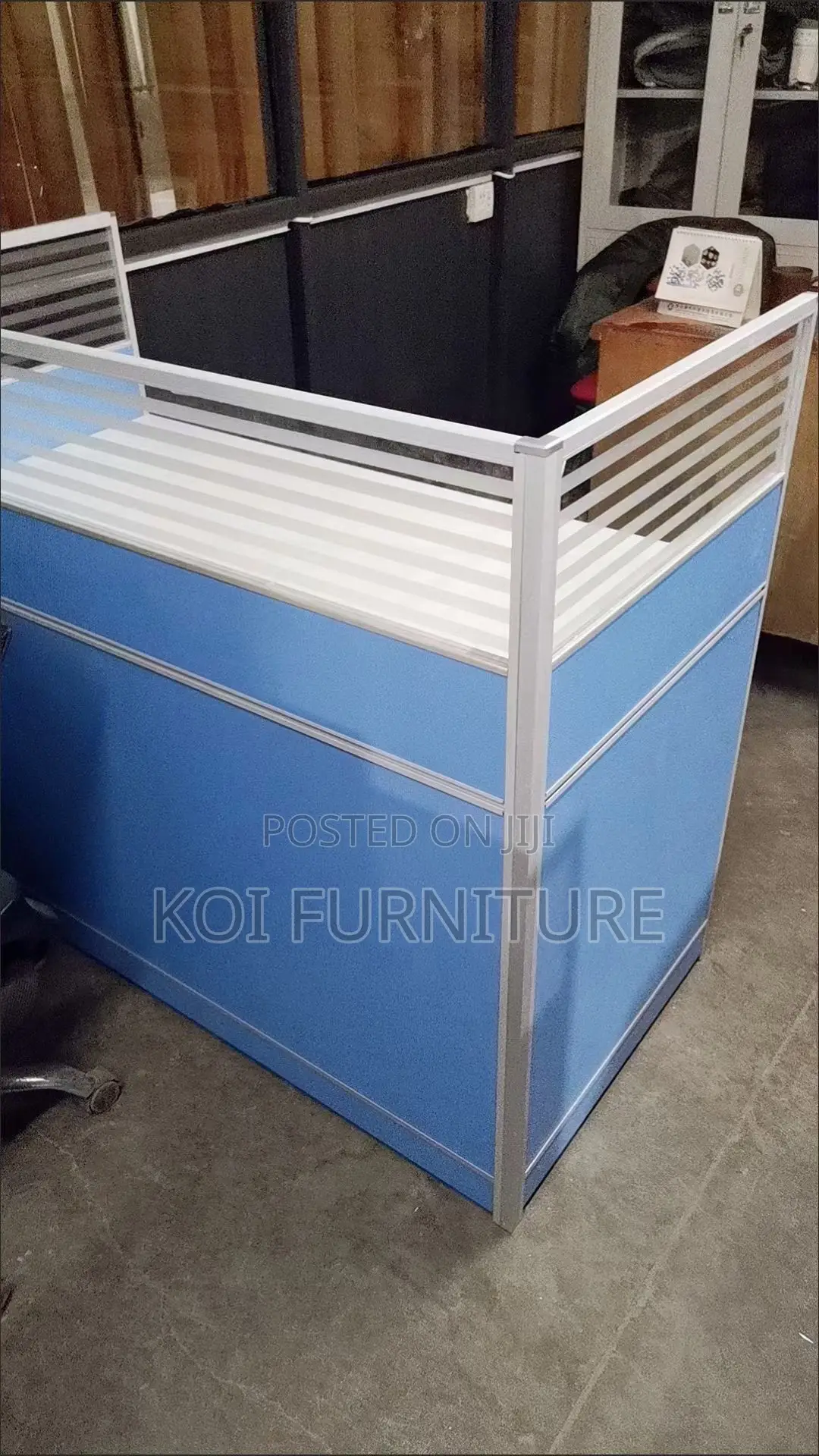 Office Workstation; Imported Linear 2 Way Workstation