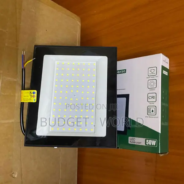 High Lumen 50W Waterproof LED Floodlight for Maximum Visibility