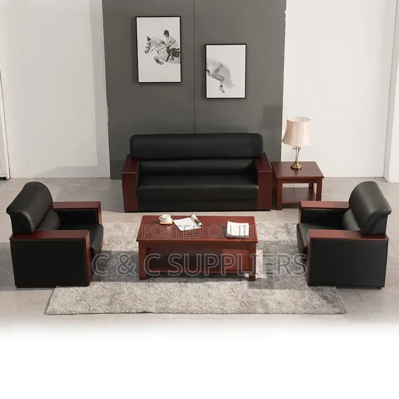 Executive 5-Seater Leather Sofa.