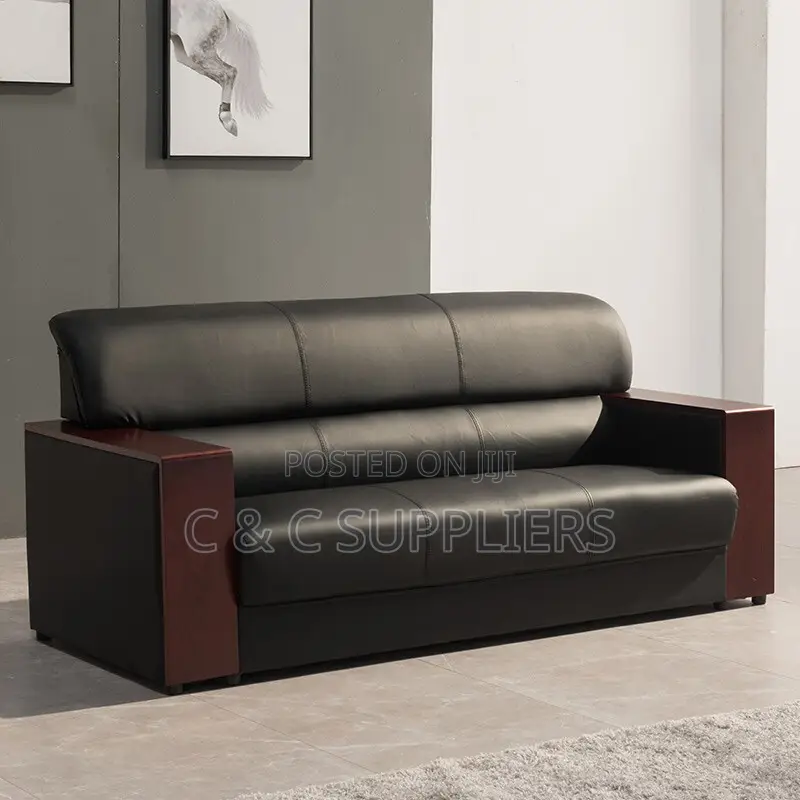 Executive 5-Seater Leather Sofa.