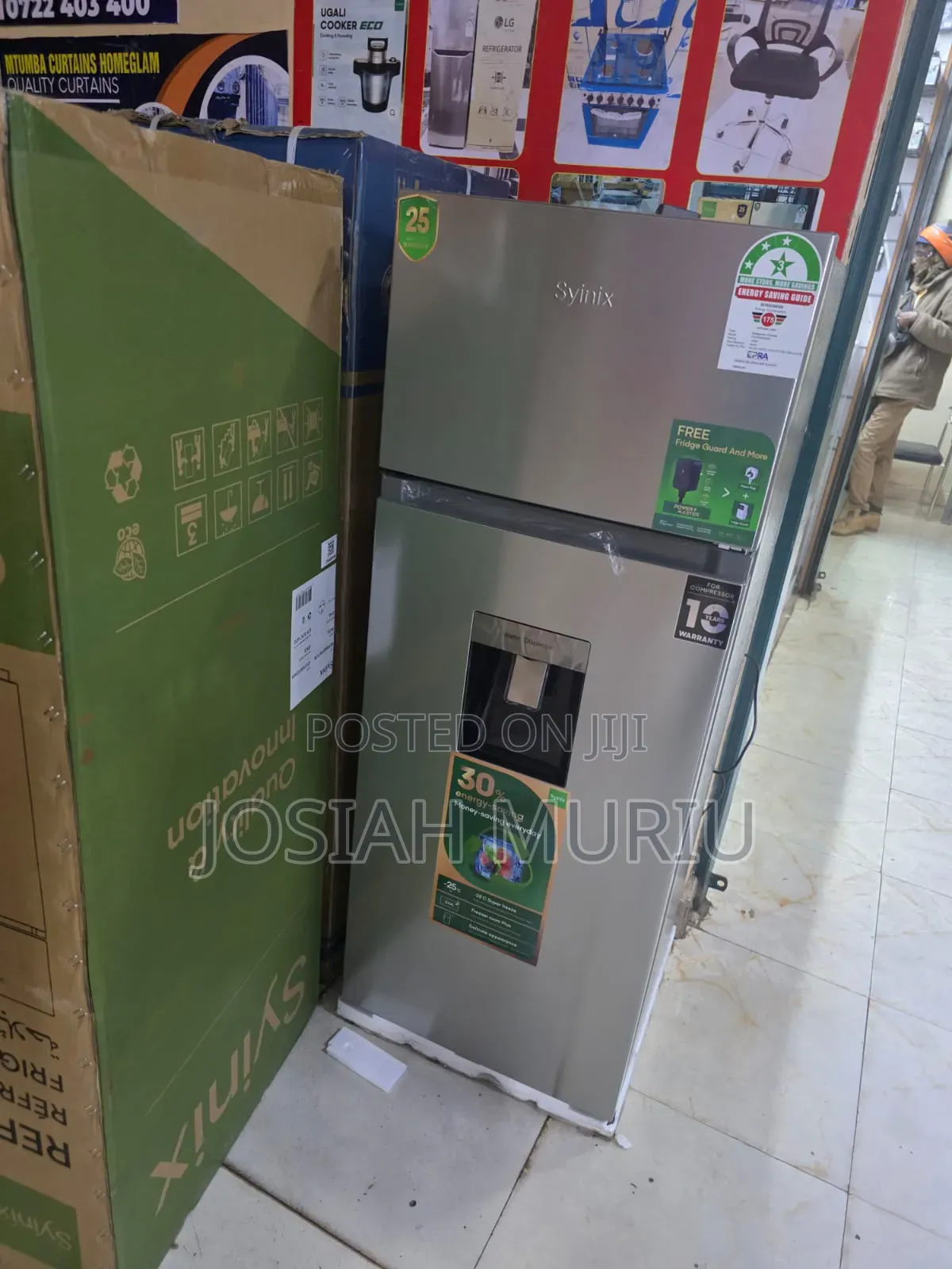 Synix Energy Saving 210l Double Door Refrigerator