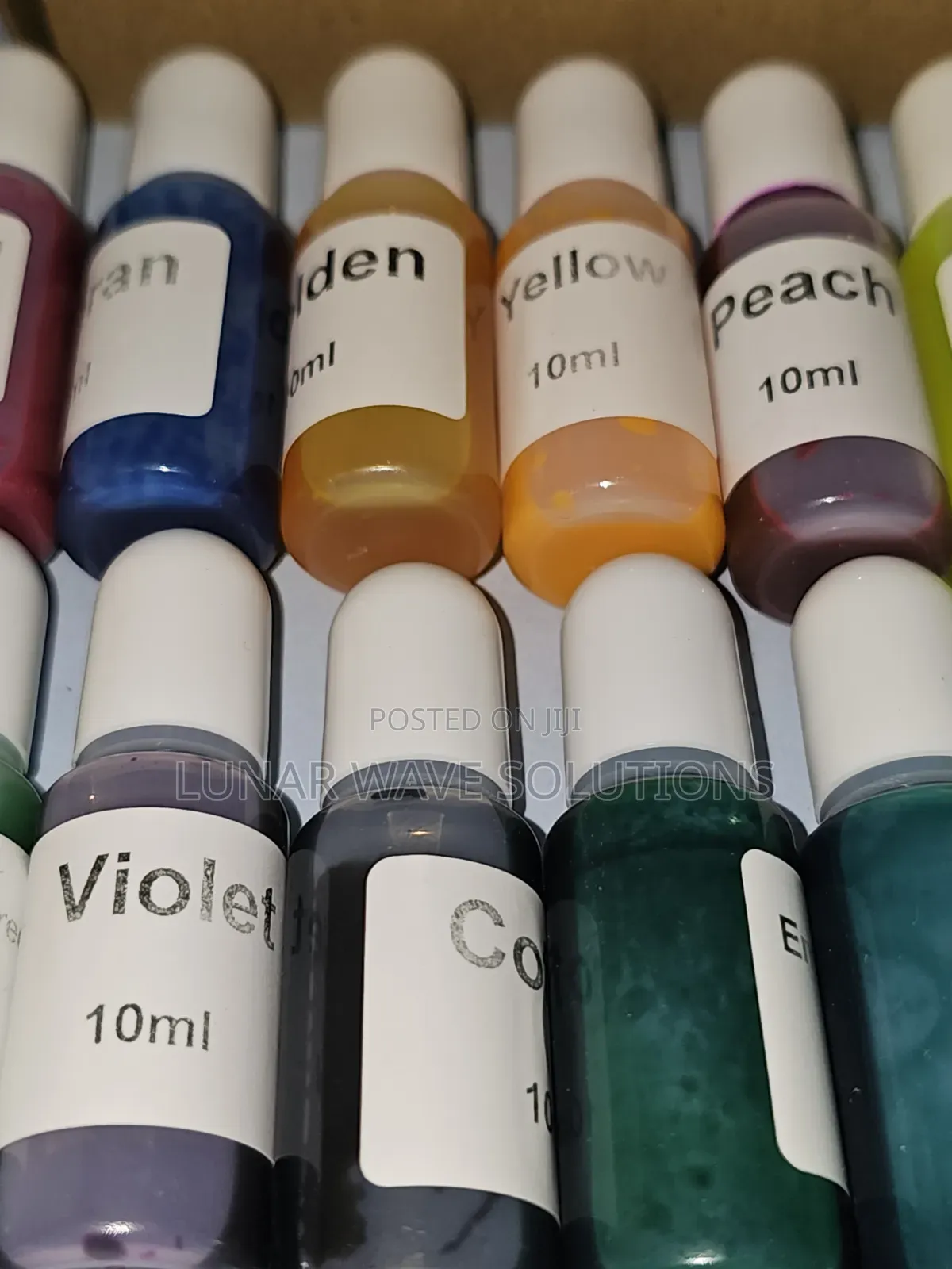 10ml Concentrate Epoxy Reain Pigments, Kit Comes With 24 Pieces
