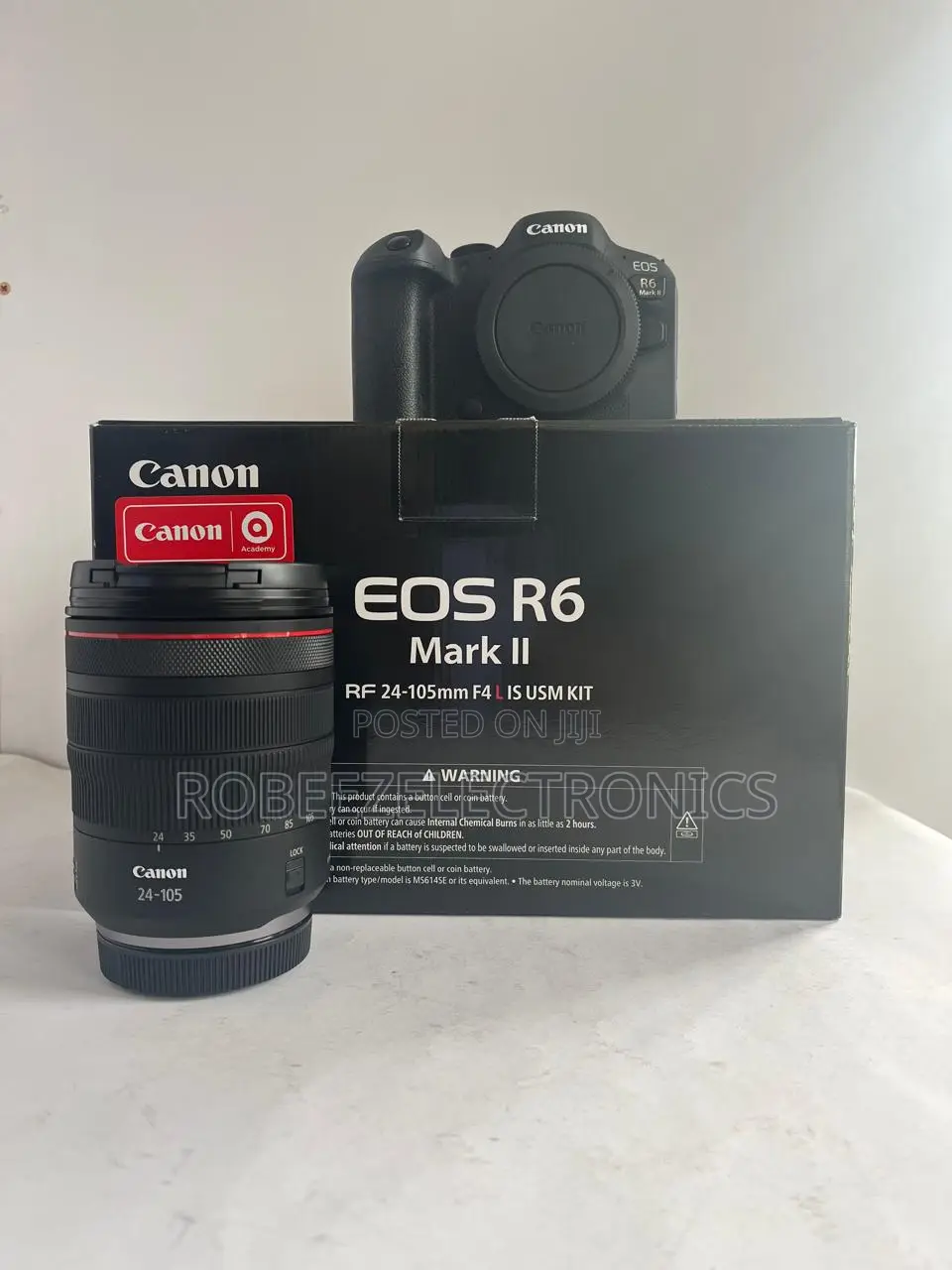 Canon EOS R5 Mark II Mirrorless Camera With 24-105mm F/4 Lens