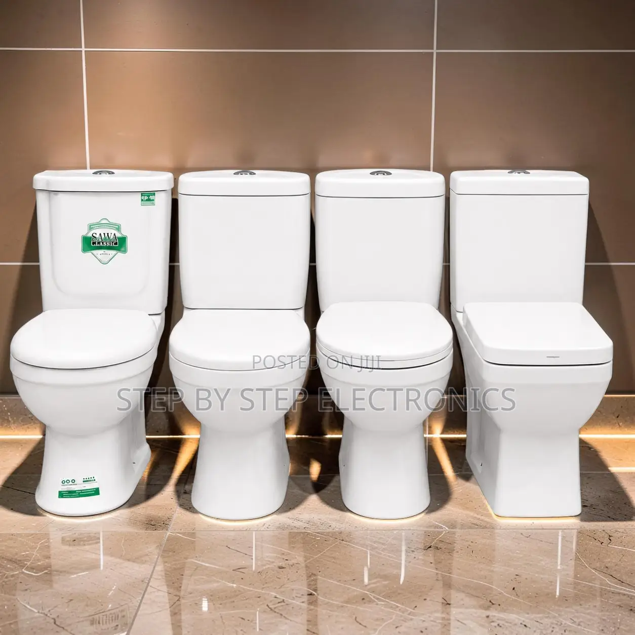 Modern White Toilet Bowl Set for Home and Commercial Bathrooms