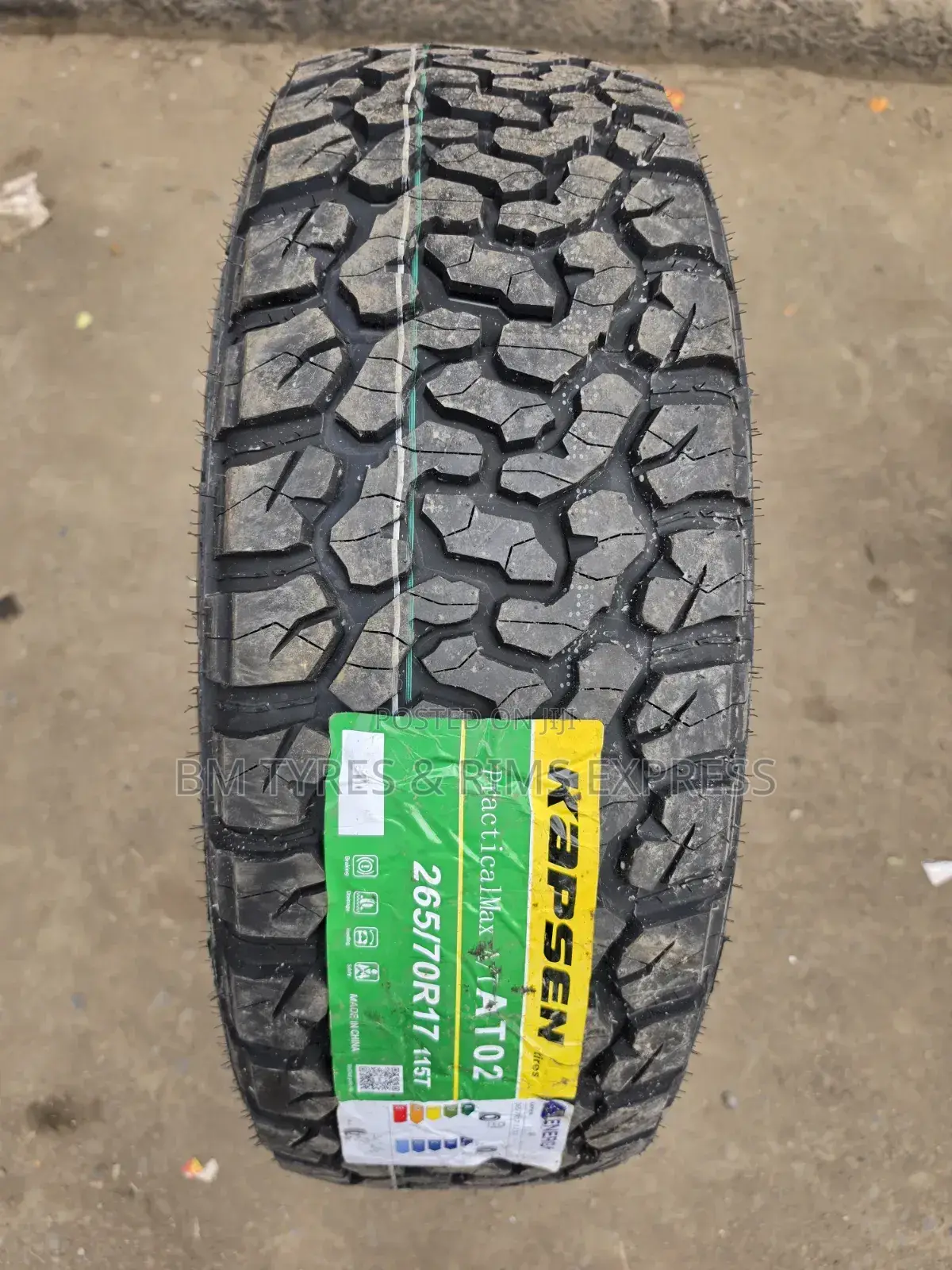 265 /70 R17 Kapsen Tires (All Terrain)