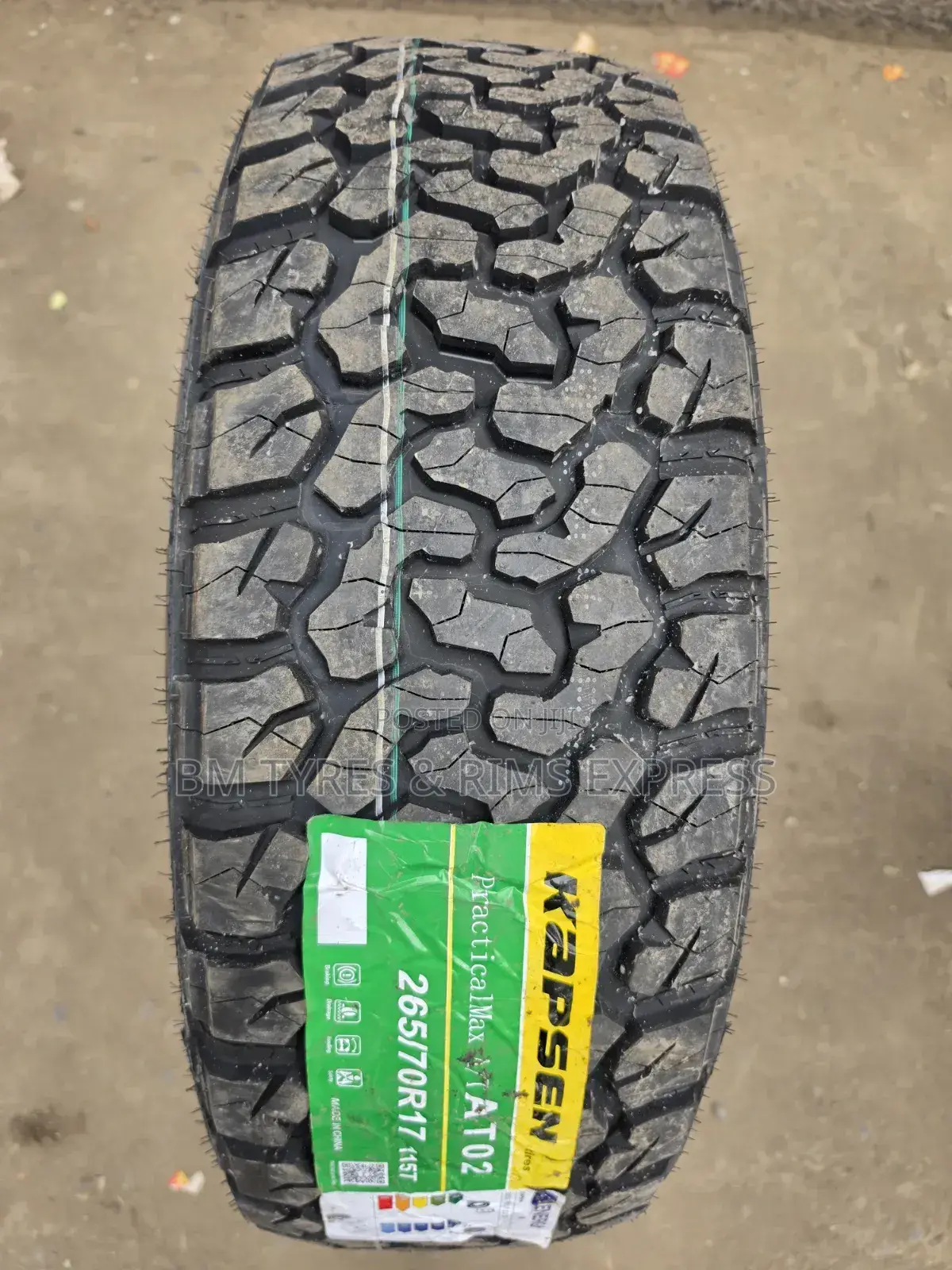 265 /70 R17 Kapsen Tires (All Terrain)