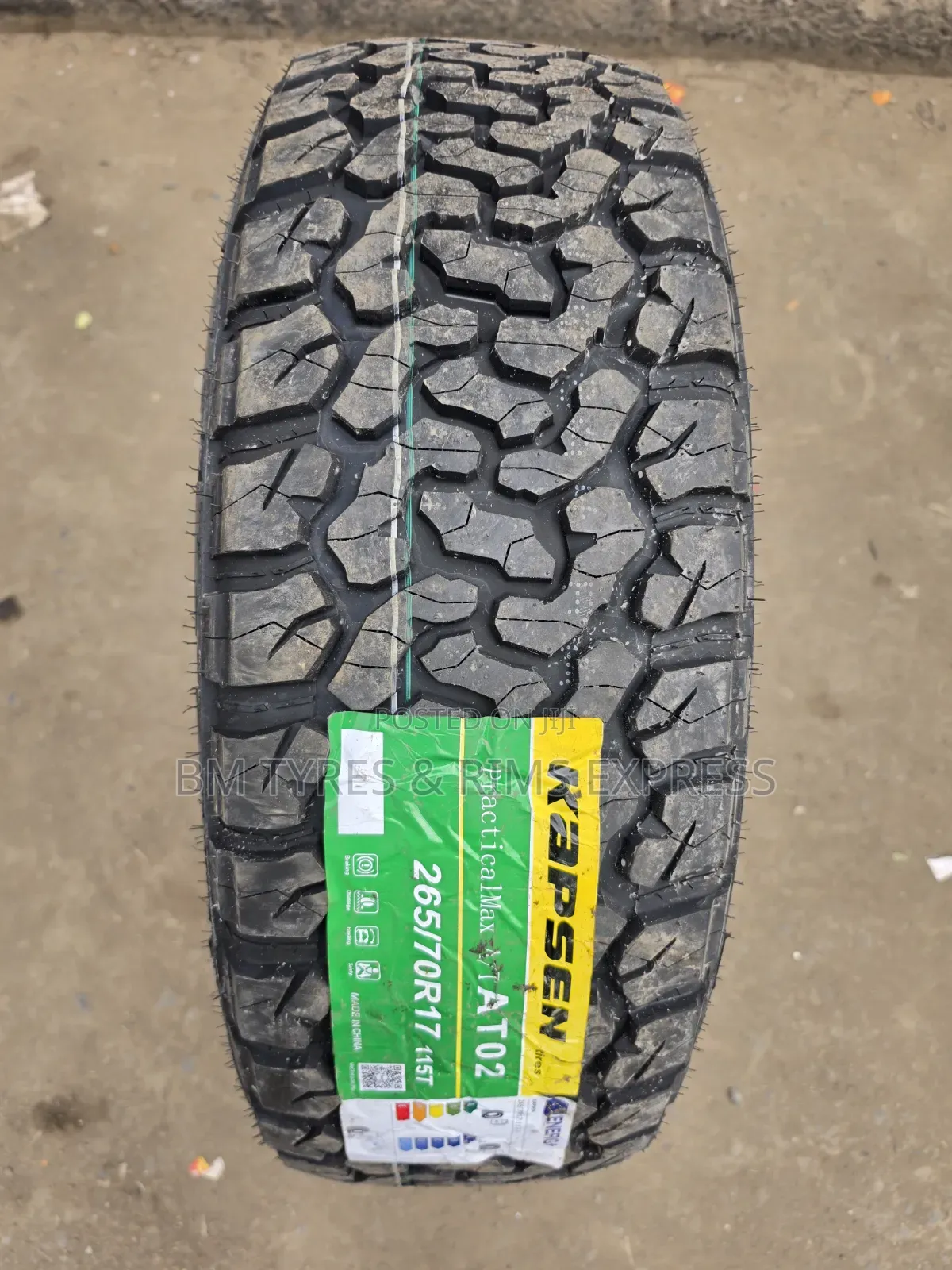 265 /70 R17 Kapsen Tires (All Terrain)